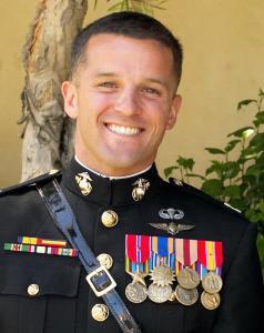 Dan Sheehan in uniform and medals 